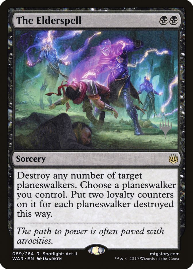 The Elderspell (Promo Pack) [War of the Spark Promos] | Shuffle n Cut Hobbies & Games