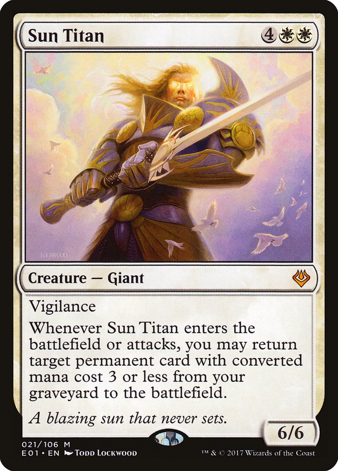 Sun Titan [Archenemy: Nicol Bolas] | Shuffle n Cut Hobbies & Games