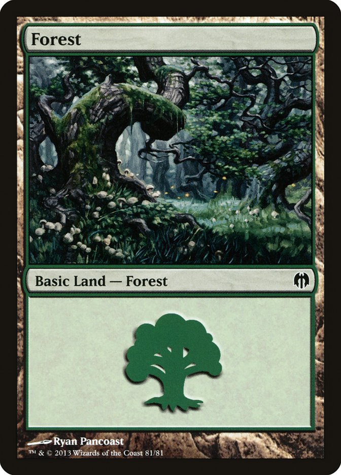 Forest (81) [Duel Decks: Heroes vs. Monsters] | Shuffle n Cut Hobbies & Games