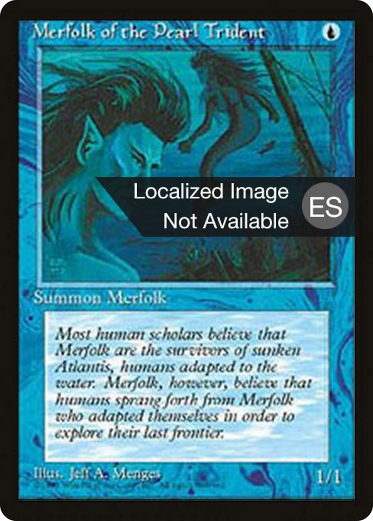 Merfolk of the Pearl Trident [Fourth Edition Foreign Black Border] | Shuffle n Cut Hobbies & Games
