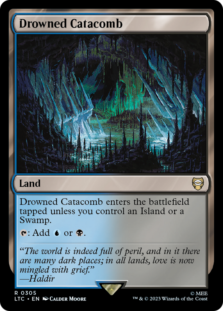 Drowned Catacomb [The Lord of the Rings: Tales of Middle-Earth Commander] | Shuffle n Cut Hobbies & Games