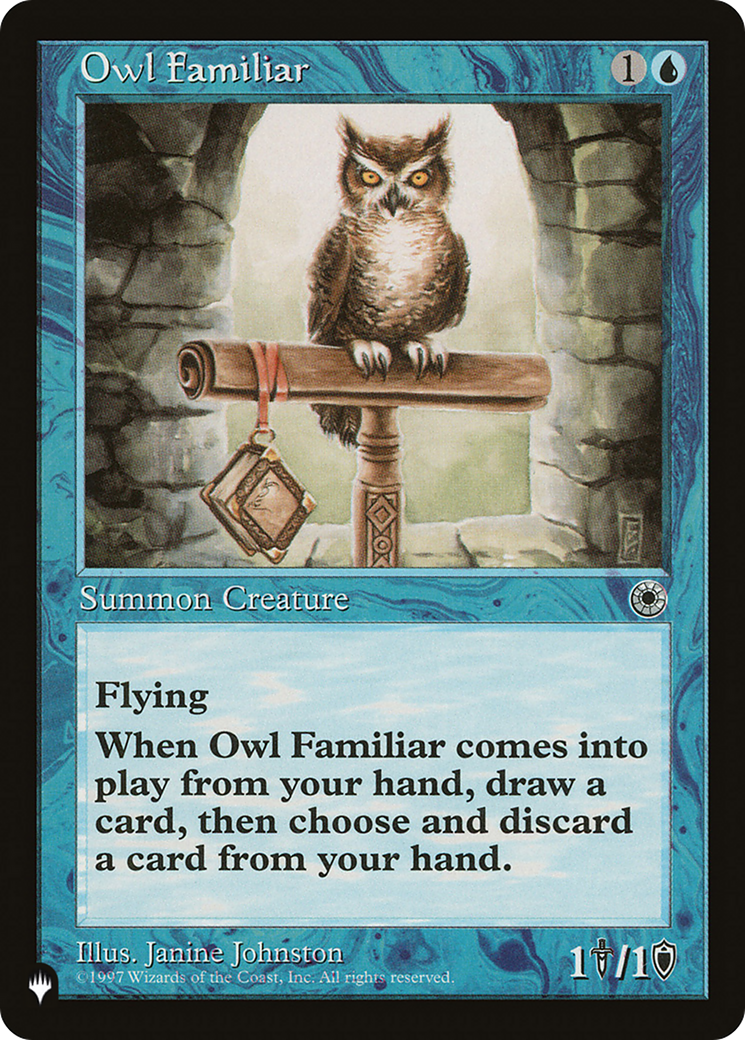 Owl Familiar [The List] | Shuffle n Cut Hobbies & Games