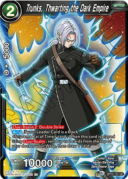 Trunks, Thwarting the Dark Empire (Uncommon) (BT13-131) [Supreme Rivalry] | Shuffle n Cut Hobbies & Games