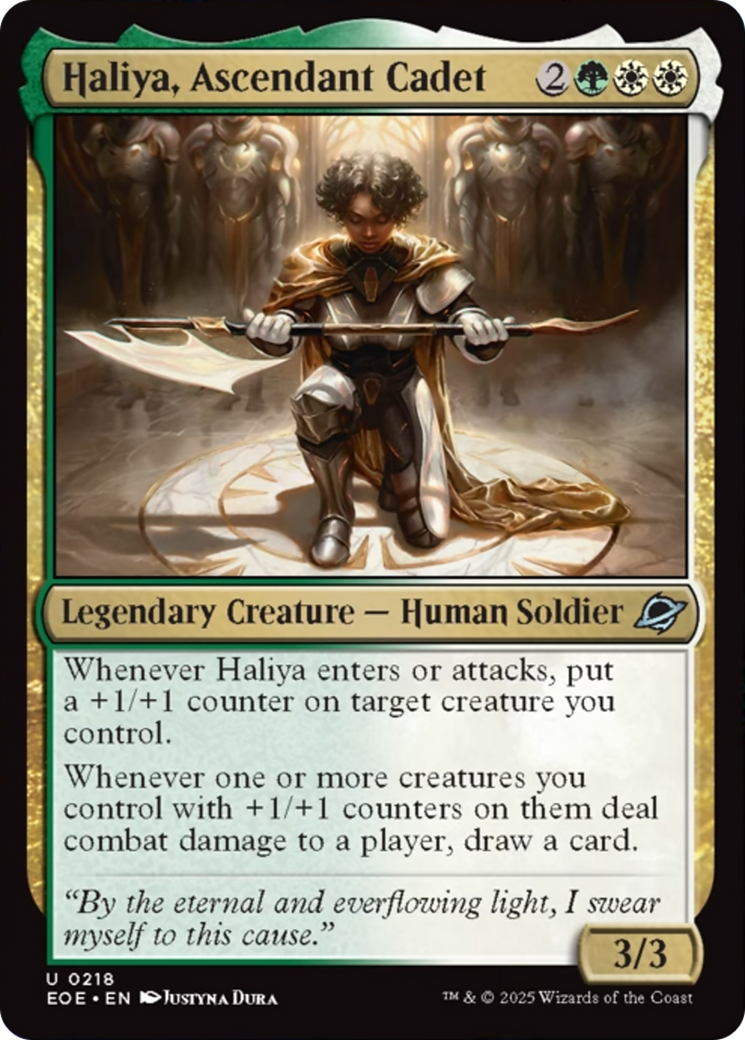 Haliya, Ascendant Cadet [Edge of Eternities] | Shuffle n Cut Hobbies & Games