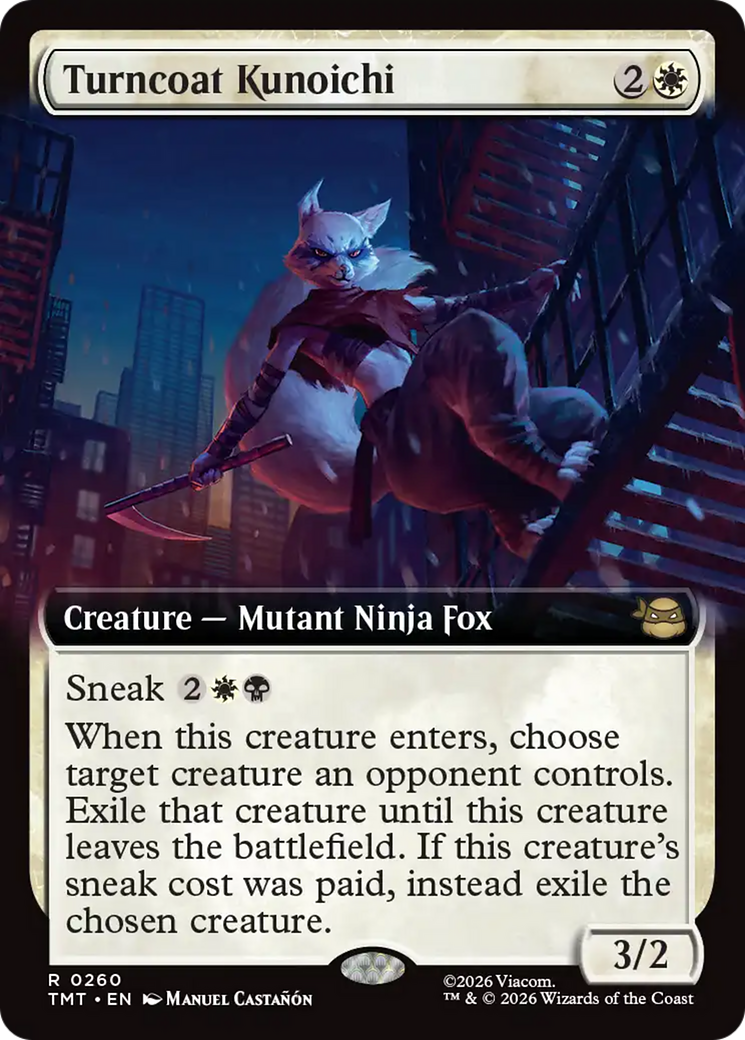 Turncoat Kunoichi (Extended Art) [Teenage Mutant Ninja Turtles] | Shuffle n Cut Hobbies & Games