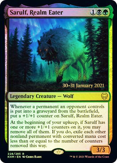 Sarulf, Realm Eater [Kaldheim Prerelease Promos] | Shuffle n Cut Hobbies & Games
