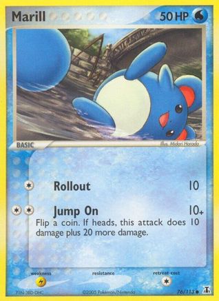 Marill (76/113) (Stamped) [EX: Delta Species] | Shuffle n Cut Hobbies & Games