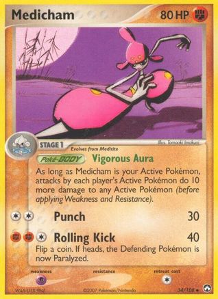 Medicham (34/108) (Stamped) [EX: Power Keepers] | Shuffle n Cut Hobbies & Games
