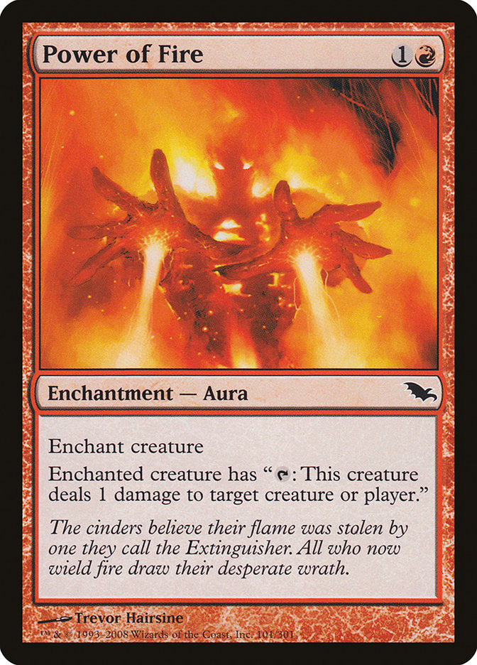 Power of Fire [Shadowmoor] | Shuffle n Cut Hobbies & Games