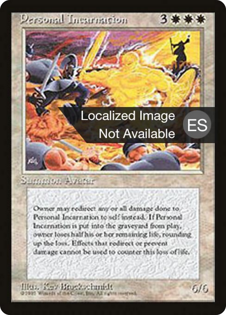 Personal Incarnation [Fourth Edition Foreign Black Border] | Shuffle n Cut Hobbies & Games