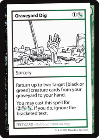 Graveyard Dig (2021 Edition) [Mystery Booster Playtest Cards] | Shuffle n Cut Hobbies & Games