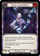 Revel in Runeblood [EVR106] (Everfest)  1st Edition Normal | Shuffle n Cut Hobbies & Games