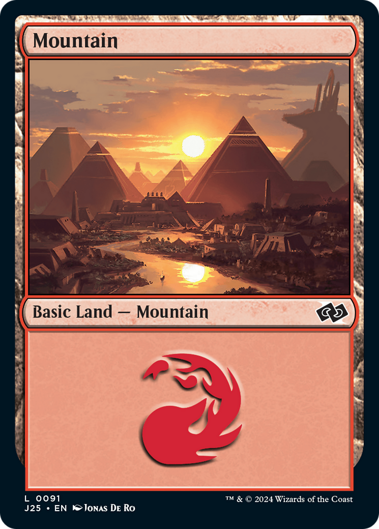 Mountain (91) [Foundations Jumpstart] | Shuffle n Cut Hobbies & Games