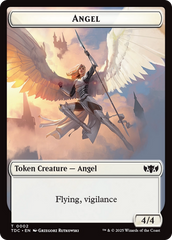 Angel // Spirit Double-Sided Token [Tarkir: Dragonstorm Commander Tokens] | Shuffle n Cut Hobbies & Games