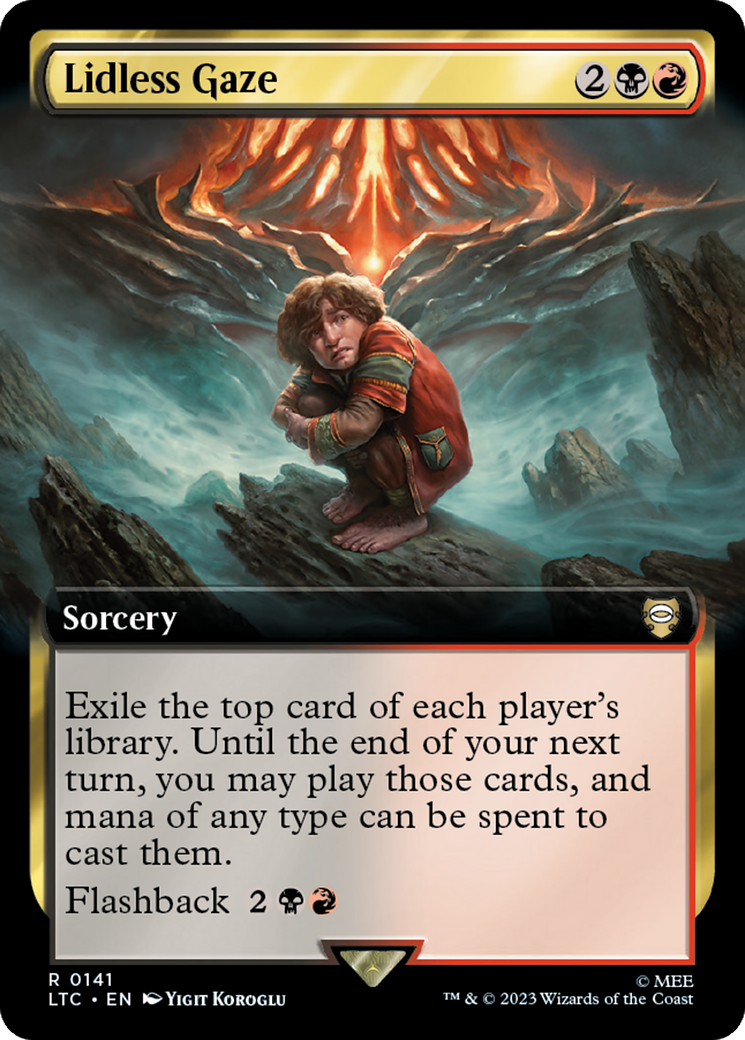 Lidless Gaze (Extended Art) [The Lord of the Rings: Tales of Middle-Earth Commander] | Shuffle n Cut Hobbies & Games
