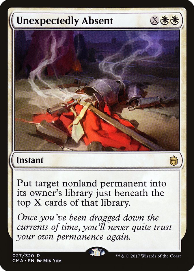 Unexpectedly Absent [Commander Anthology] | Shuffle n Cut Hobbies & Games