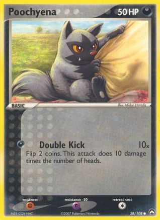 Poochyena (58/108) [EX: Power Keepers] | Shuffle n Cut Hobbies & Games