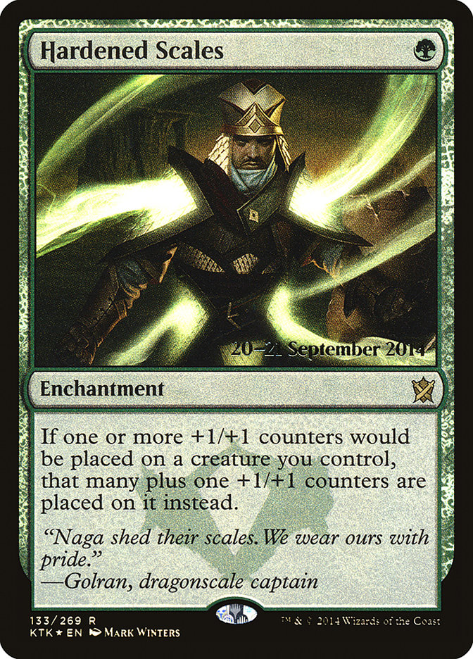 Hardened Scales [Khans of Tarkir Prerelease Promos] | Shuffle n Cut Hobbies & Games