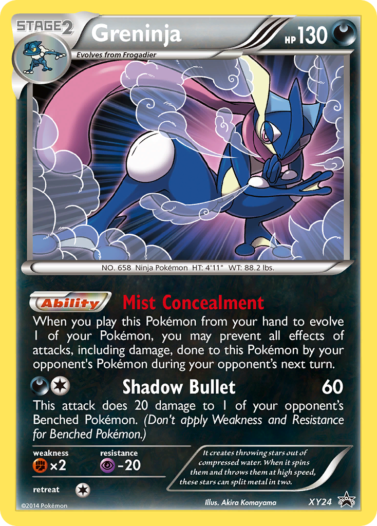 Greninja (XY24) [XY: Black Star Promos] | Shuffle n Cut Hobbies & Games