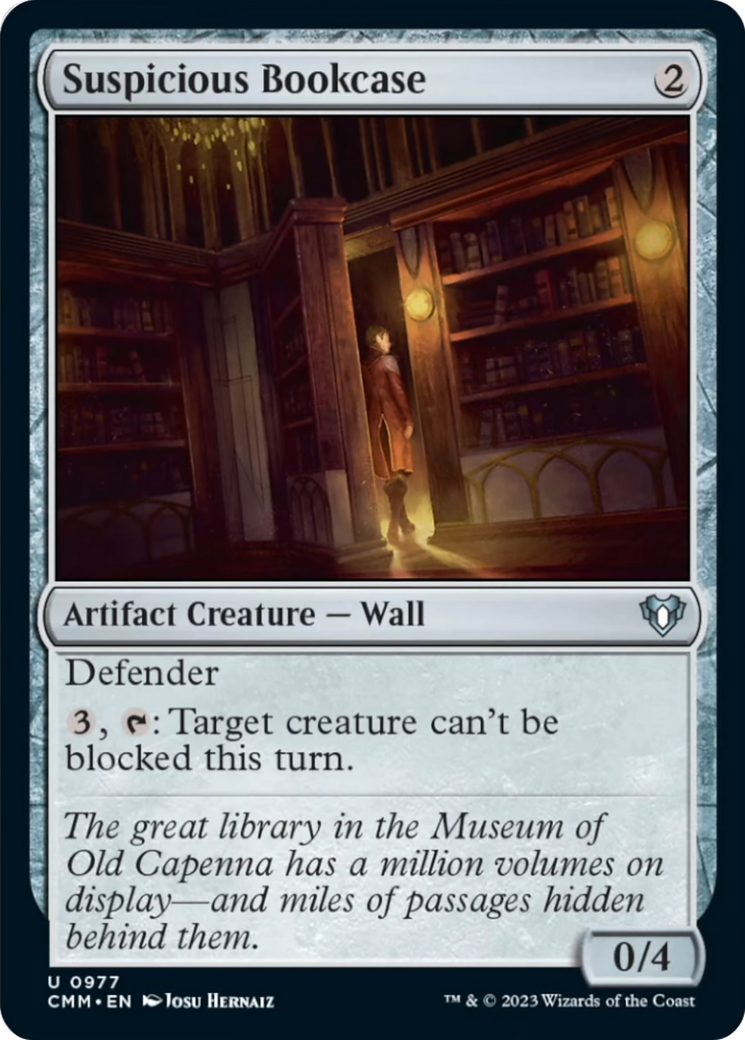 Suspicious Bookcase [Commander Masters] | Shuffle n Cut Hobbies & Games