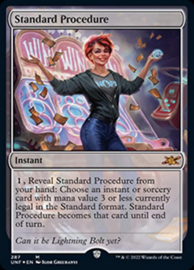 Standard Procedure (Galaxy Foil) [Unfinity] | Shuffle n Cut Hobbies & Games