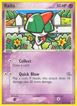 Ralts (81/113) (Stamped) [EX: Delta Species] | Shuffle n Cut Hobbies & Games