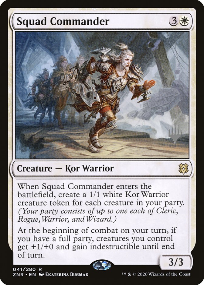 Squad Commander (Promo Pack) [Zendikar Rising Promos] | Shuffle n Cut Hobbies & Games