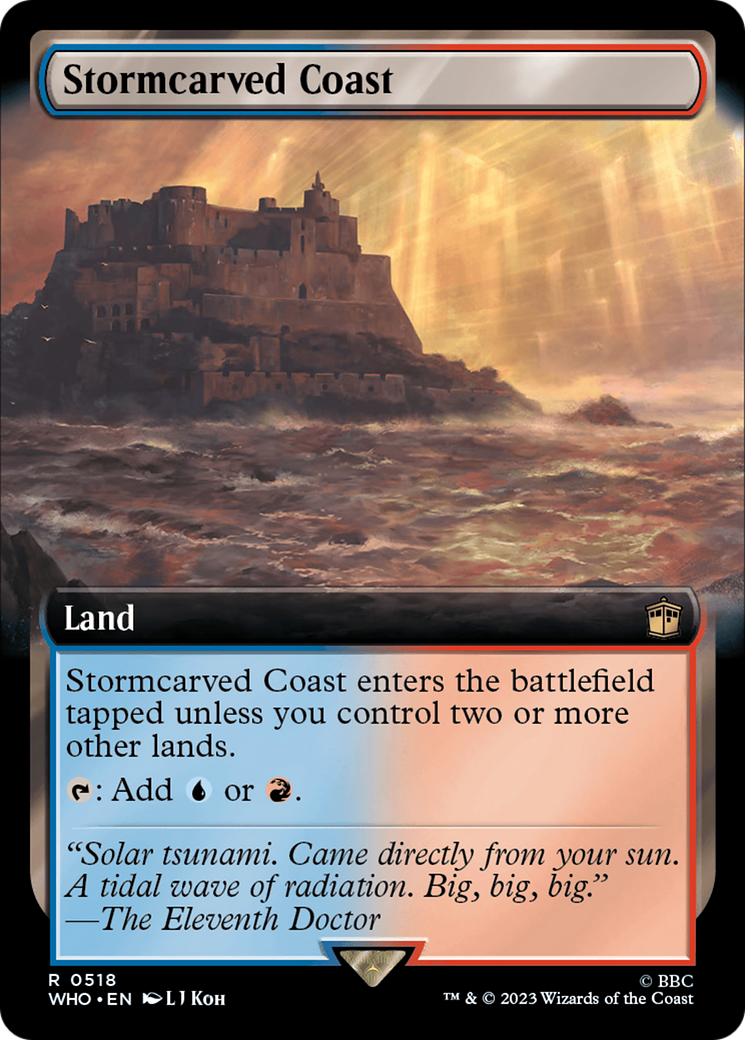 Stormcarved Coast (Extended Art) [Doctor Who] | Shuffle n Cut Hobbies & Games