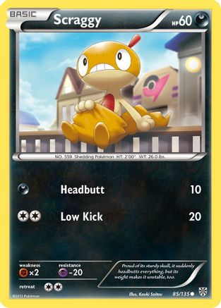 Scraggy (85/135) [Black & White: Plasma Storm] | Shuffle n Cut Hobbies & Games