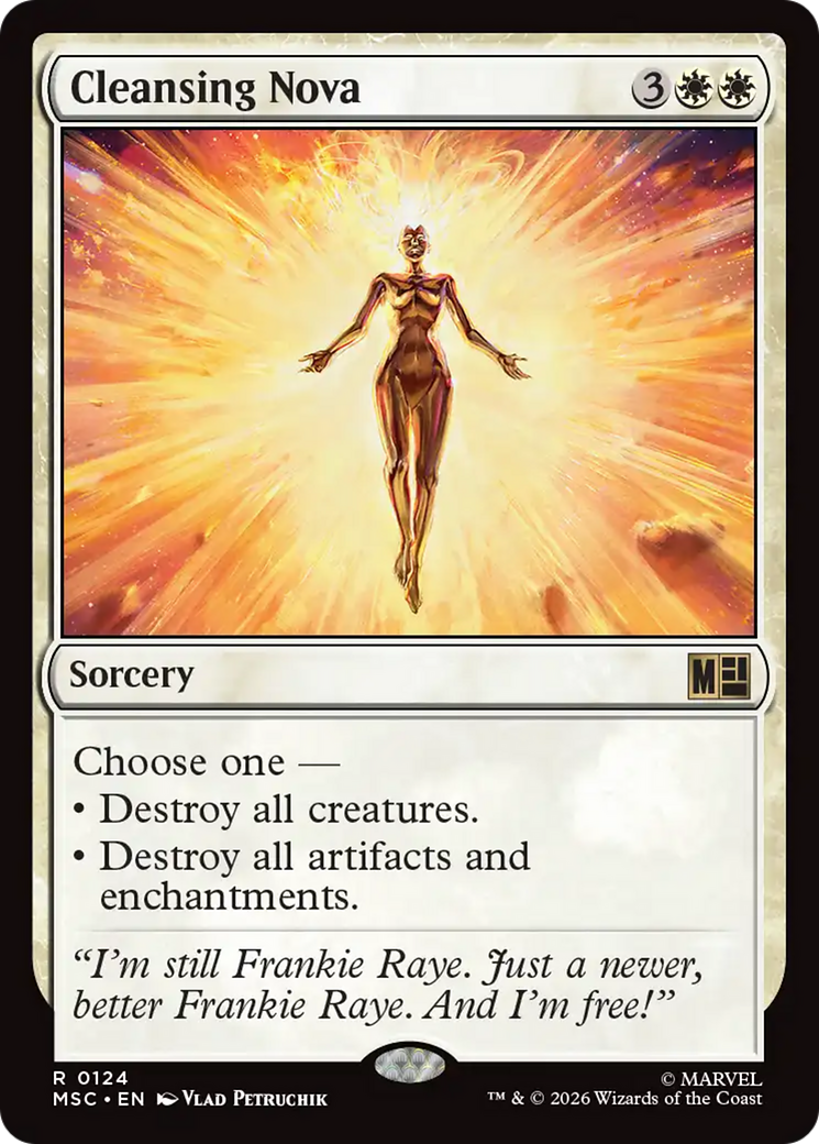 Cleansing Nova (Surge Foil) [Marvel Super Heroes Commander] | Shuffle n Cut Hobbies & Games