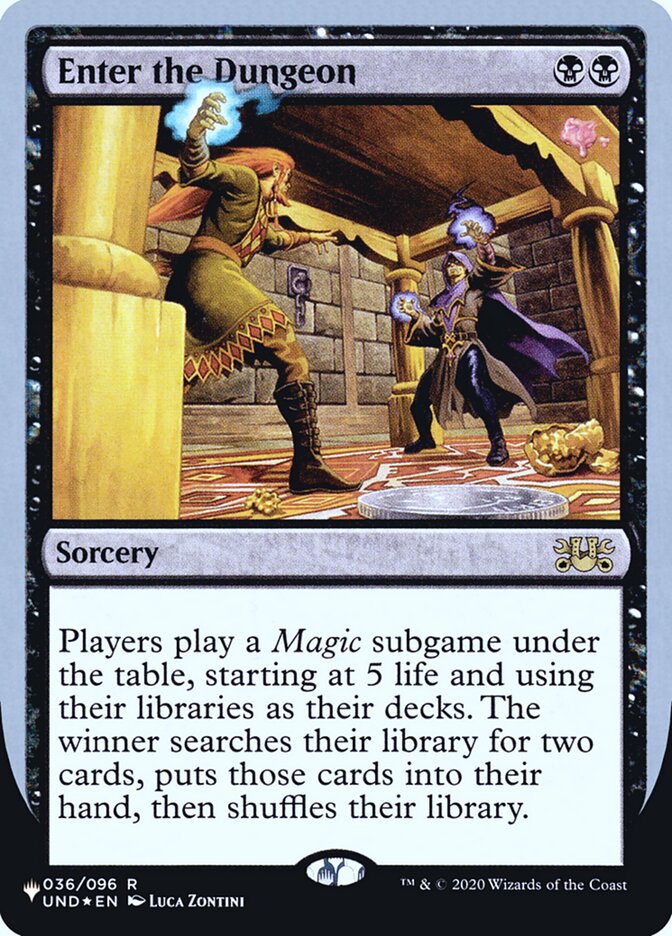 Enter the Dungeon (Unfinity Foil Edition) [The List] | Shuffle n Cut Hobbies & Games