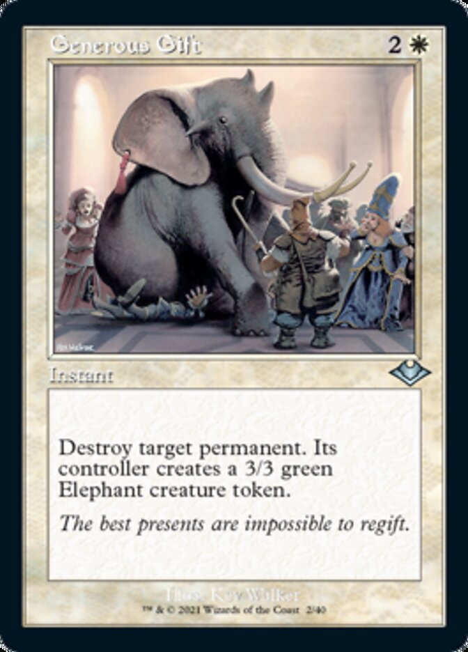 Generous Gift (Retro) [Modern Horizons] | Shuffle n Cut Hobbies & Games