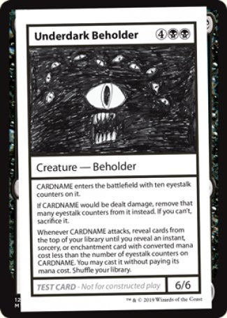 Underdark Beholder (2021 Edition) [Mystery Booster Playtest Cards] | Shuffle n Cut Hobbies & Games