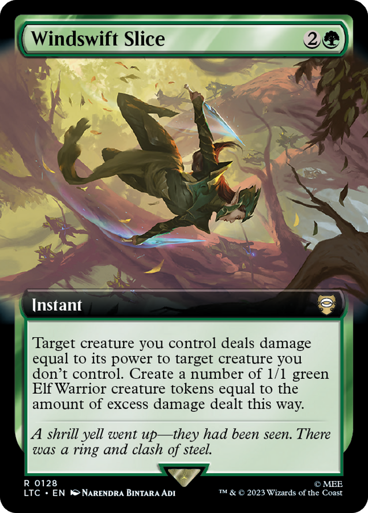 Windswift Slice (Extended Art) [The Lord of the Rings: Tales of Middle-Earth Commander] | Shuffle n Cut Hobbies & Games