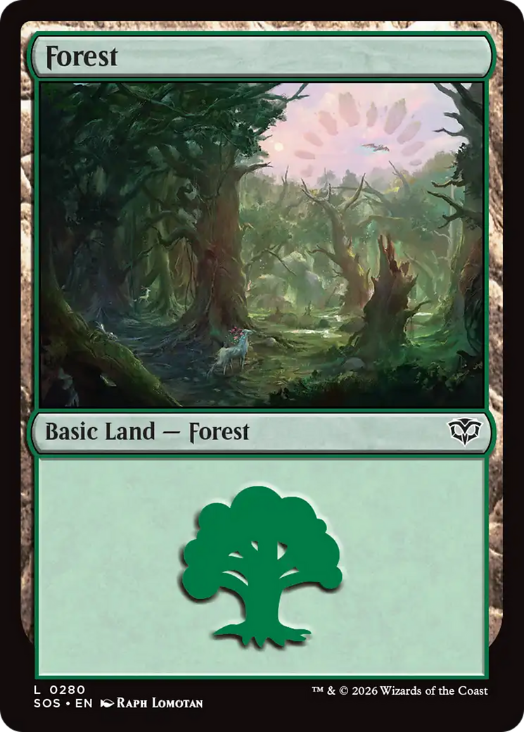 Forest (0280) [Secrets of Strixhaven] | Shuffle n Cut Hobbies & Games