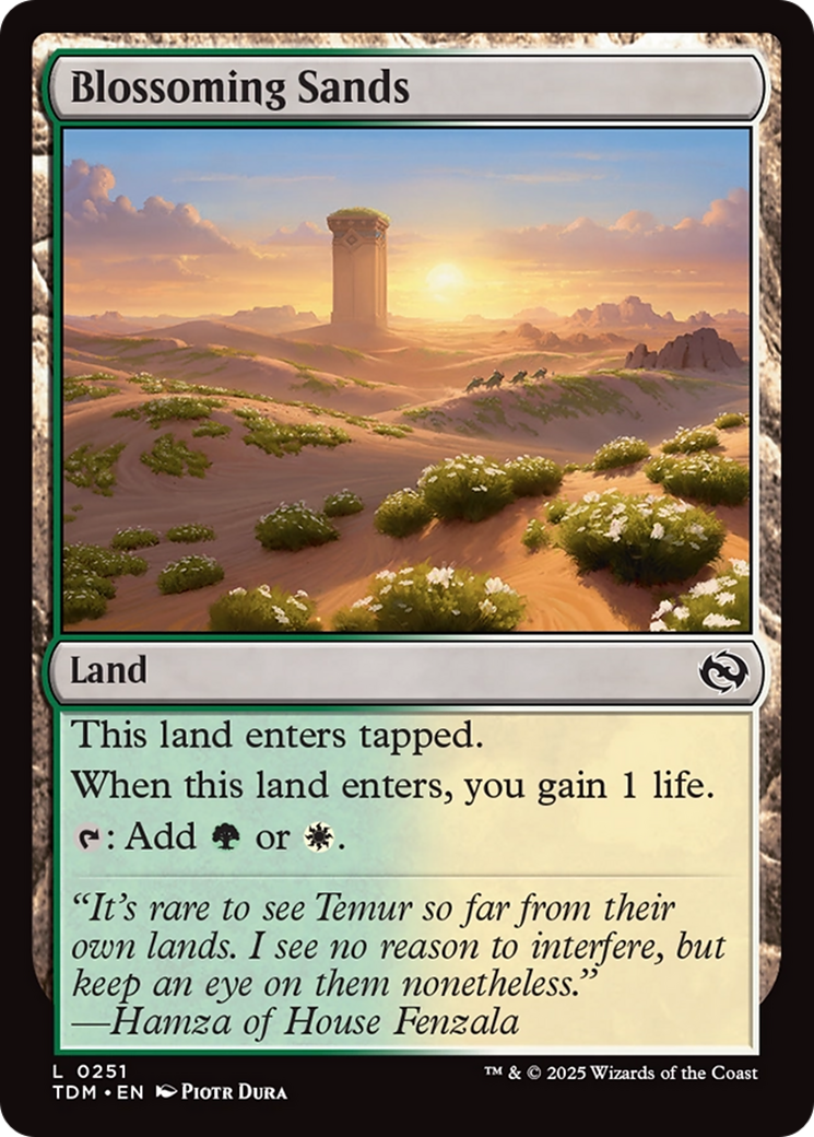 Blossoming Sands [Tarkir: Dragonstorm] | Shuffle n Cut Hobbies & Games