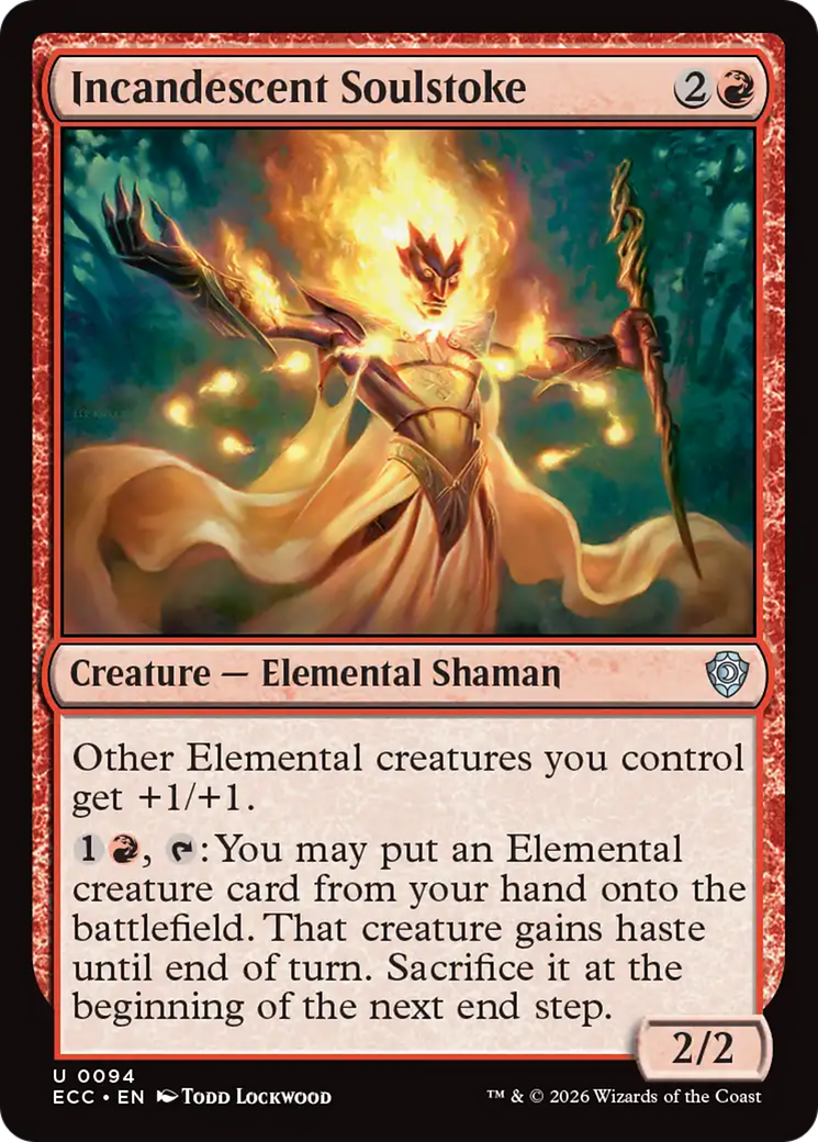 Incandescent Soulstoke [Lorwyn Eclipsed Commander] | Shuffle n Cut Hobbies & Games