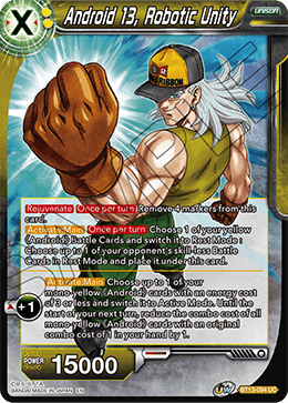Android 13, Robotic Unity (Uncommon) (BT13-094) [Supreme Rivalry] | Shuffle n Cut Hobbies & Games