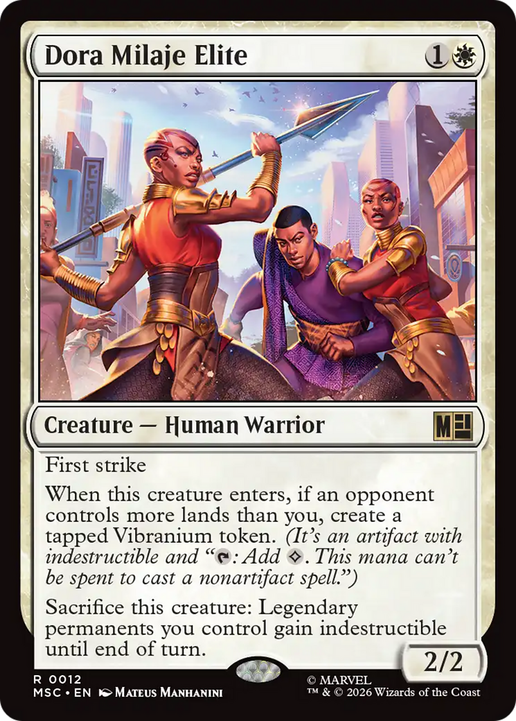 Dora Milaje Elite (Surge Foil) [Marvel Super Heroes Commander] | Shuffle n Cut Hobbies & Games