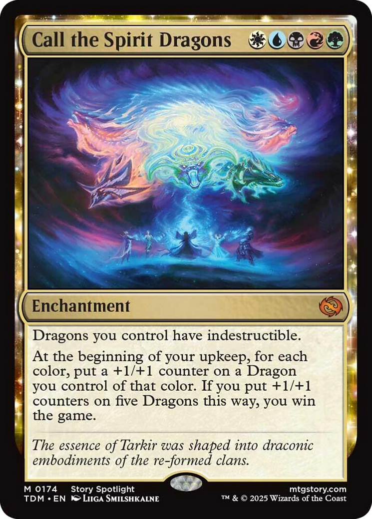 Call the Spirit Dragons [Tarkir: Dragonstorm] | Shuffle n Cut Hobbies & Games