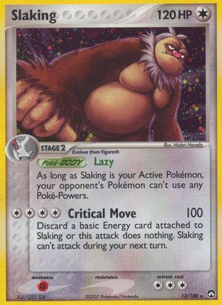 Slaking (13/108) (Stamped) [EX: Power Keepers] | Shuffle n Cut Hobbies & Games
