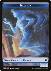 Construct // Illusion Double-Sided Token [Zendikar Rising Tokens] | Shuffle n Cut Hobbies & Games
