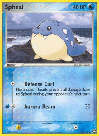 Spheal (65/108) (Stamped) [EX: Power Keepers] | Shuffle n Cut Hobbies & Games