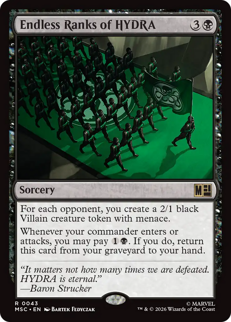 Endless Ranks of HYDRA (Surge Foil) [Marvel Super Heroes Commander] | Shuffle n Cut Hobbies & Games