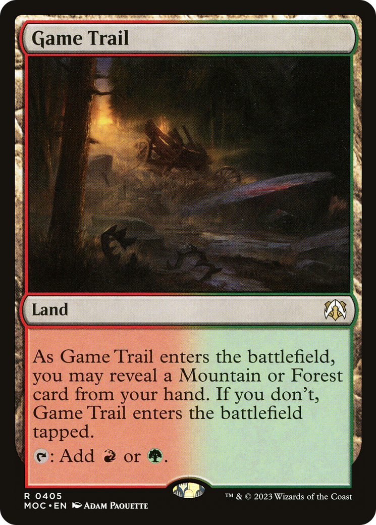 Game Trail [March of the Machine Commander] | Shuffle n Cut Hobbies & Games