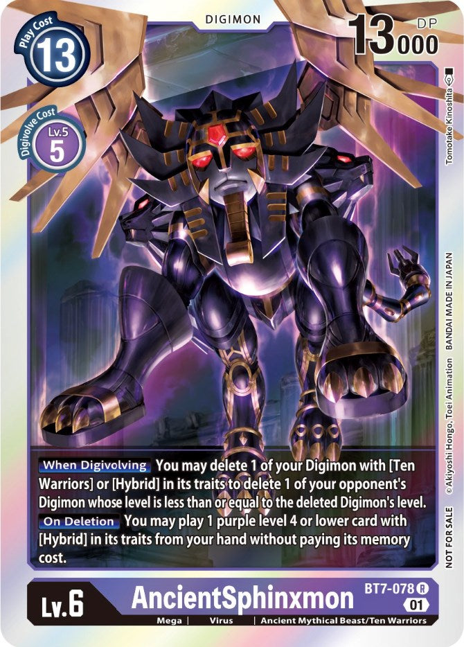 AncientSphinxmon [BT7-078] (Event Pack 3) [Next Adventure Promos] | Shuffle n Cut Hobbies & Games