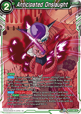 Anticipated Onslaught (Uncommon) (BT13-086) [Supreme Rivalry] | Shuffle n Cut Hobbies & Games