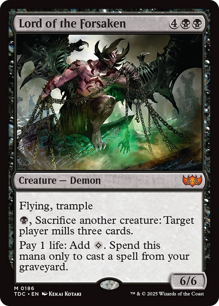 Lord of the Forsaken [Tarkir: Dragonstorm Commander] | Shuffle n Cut Hobbies & Games