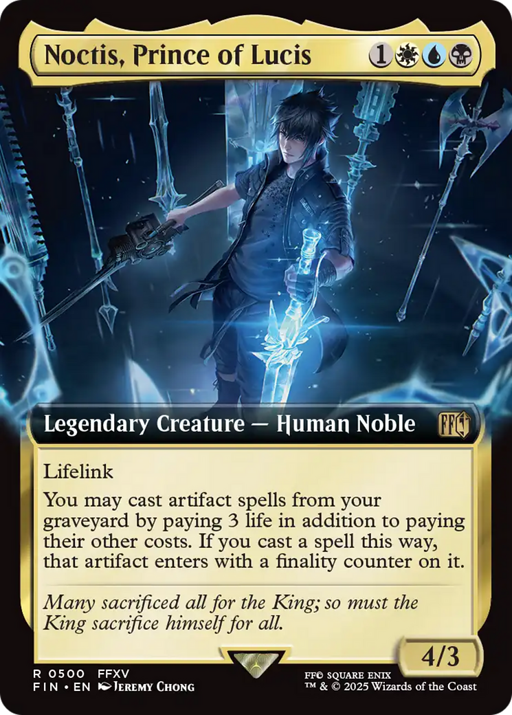 Noctis, Prince of Lucis (Extended Art) [FINAL FANTASY] | Shuffle n Cut Hobbies & Games