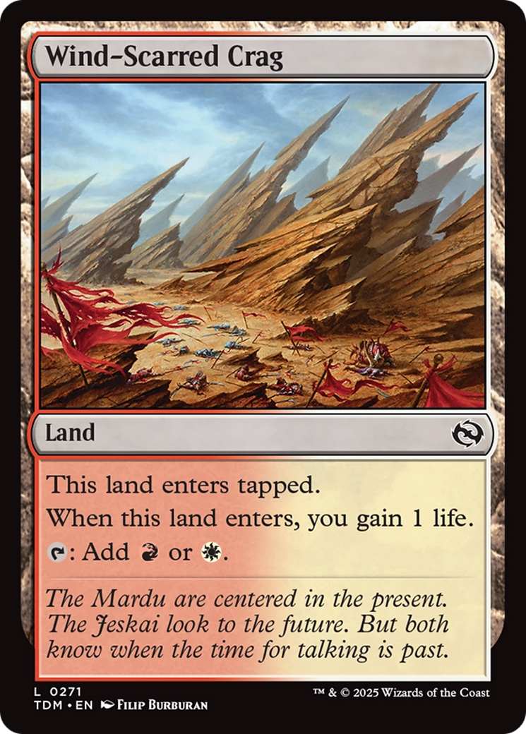 Wind-Scarred Crag [Tarkir: Dragonstorm] | Shuffle n Cut Hobbies & Games